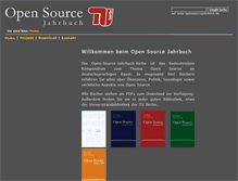 Tablet Screenshot of opensourcejahrbuch.de